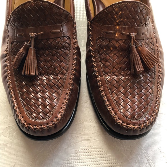 Johnston & Murphy Brown Leather Loafers Oxford Men’s Size 13 Slip-On Shoes
